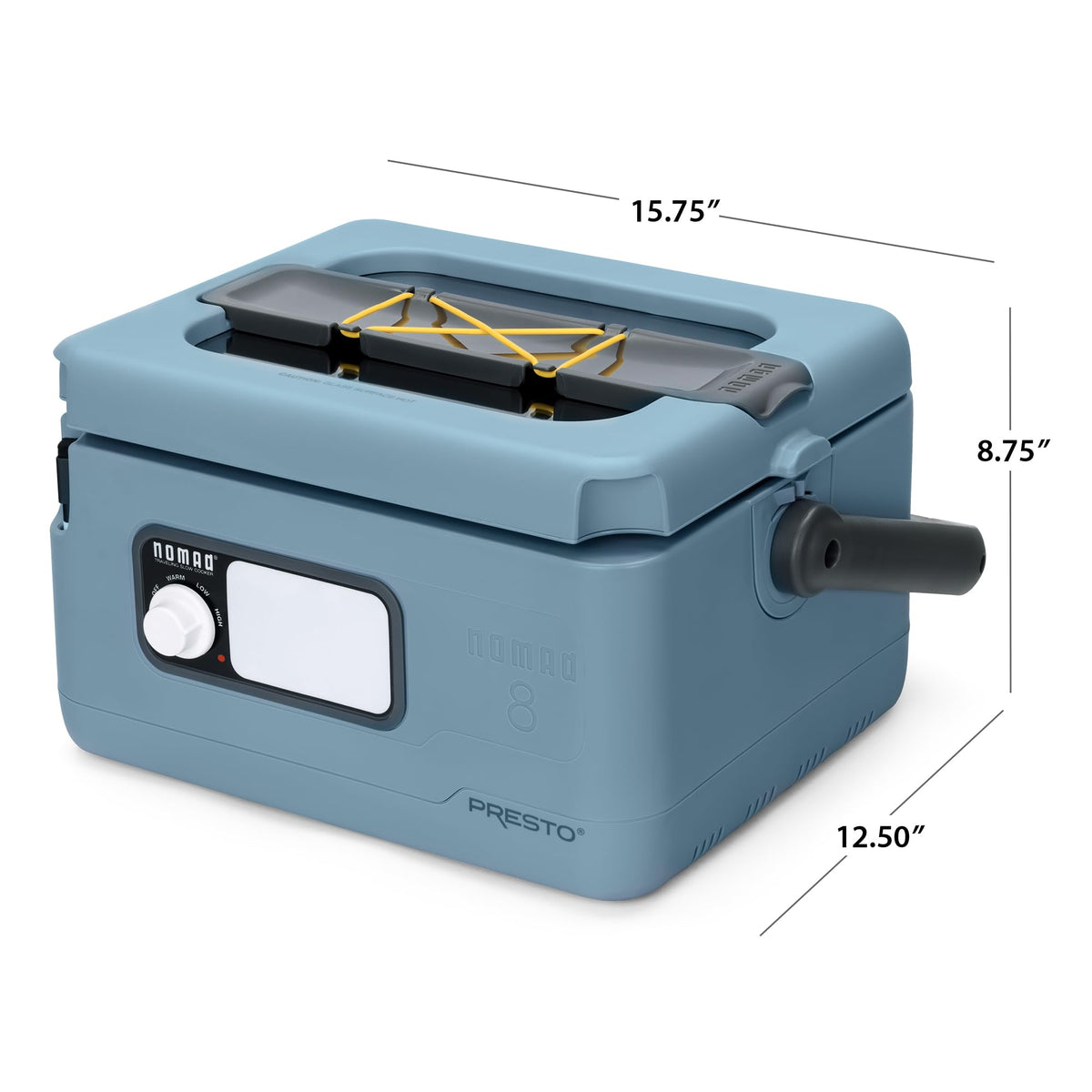 Presto Nomad dry erase board and marker included for labeling meals.