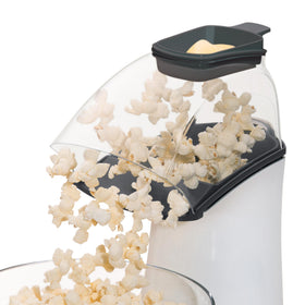 Presto butter melter measuring cup on top enables easy butter melting while popping.