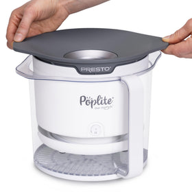 Presto PopLite crisp vent design for light, crispy popcorn