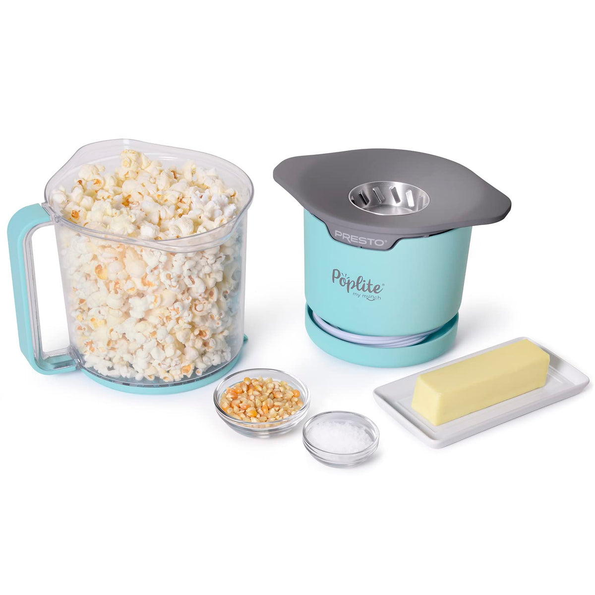 Presto PopLite My Munch compact base with cord wrap stores neatly after use.