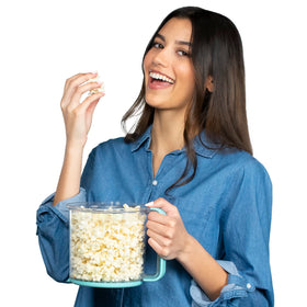 Presto PopLite My Munch cover serving bowl with handle doubles as a snack dish.