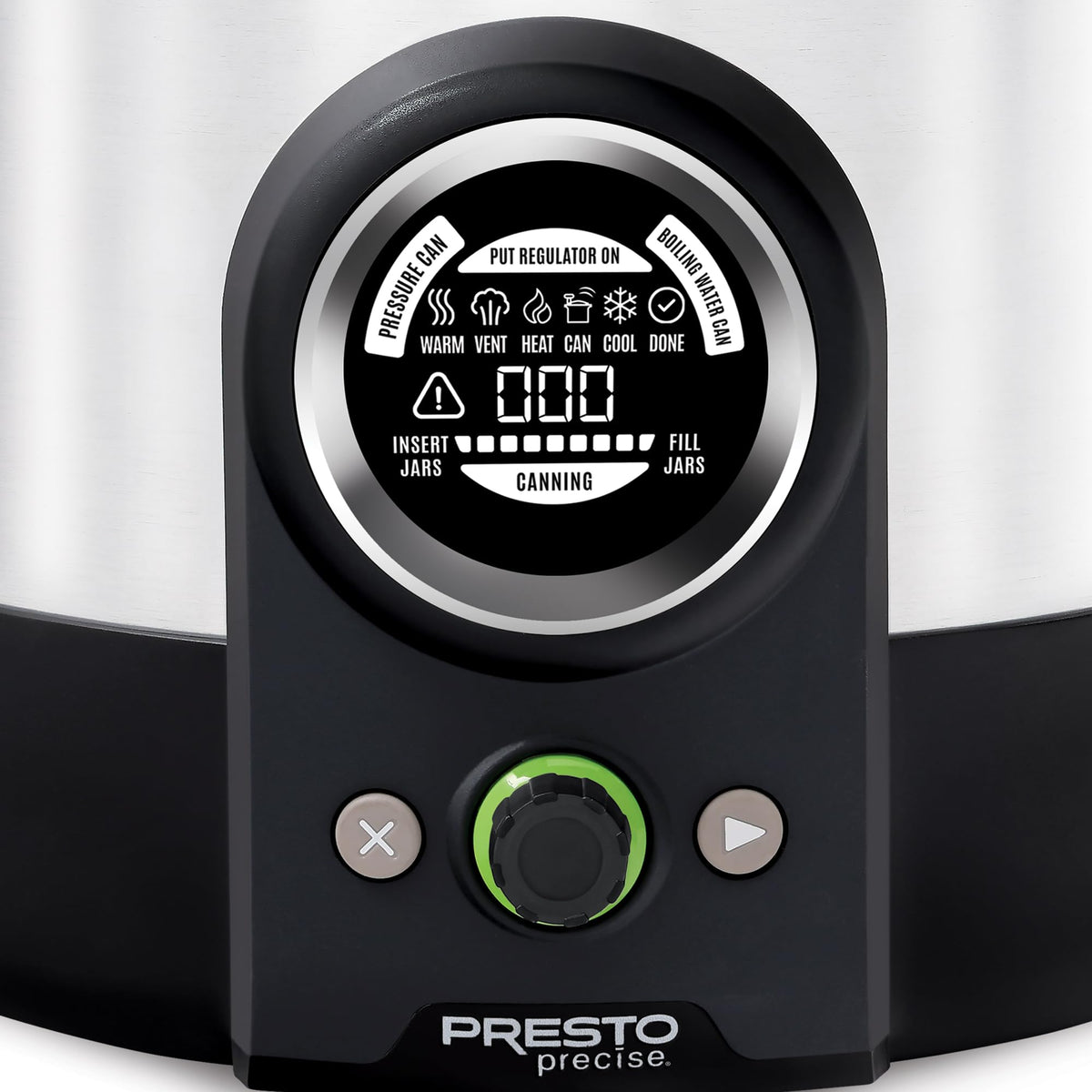 Presto Precise 23-Quart Digital Canner sensor technology maintains exact temperature