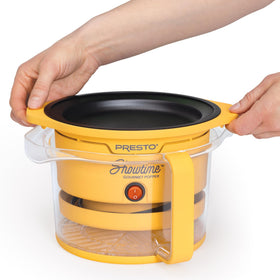 Presto Showtime popper cover serving bowl for easy post-pop entertaining