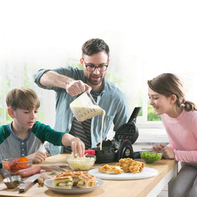 Presto Stuffler waffle maker built in tongs for easy lifting and serving