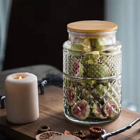 Prettidecor coffee beans jar ideal for storing aromas and keeping beans accessible.