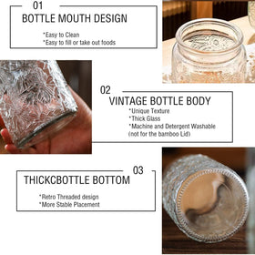 Prettidecor glass container ideal for coffee storage with secure seal.