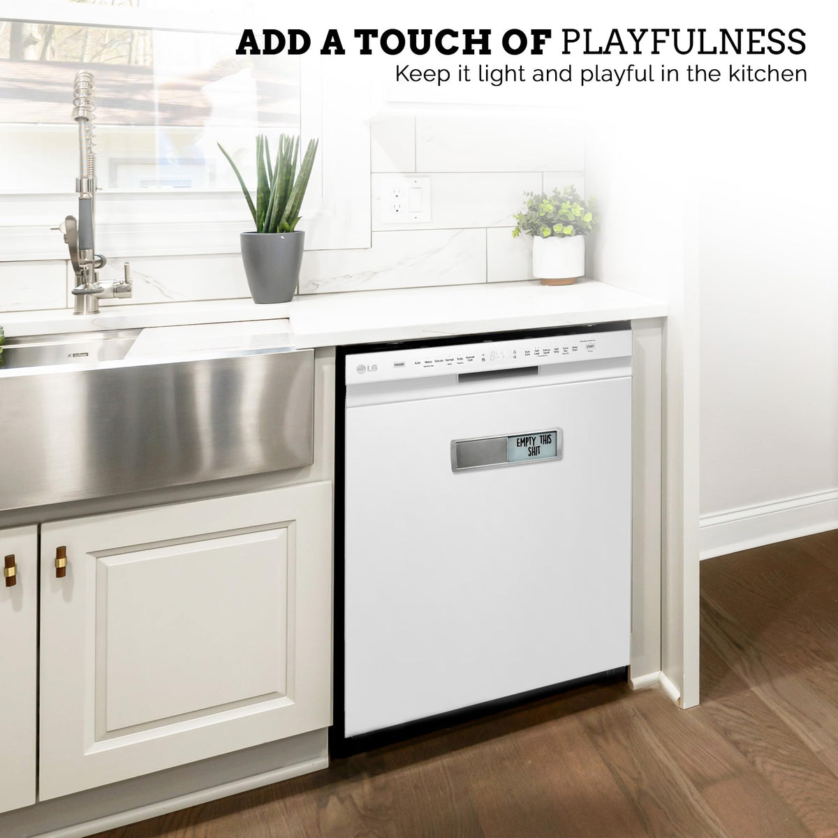 Pretty Inappropriate neutral colors fit any kitchen style while signaling status.