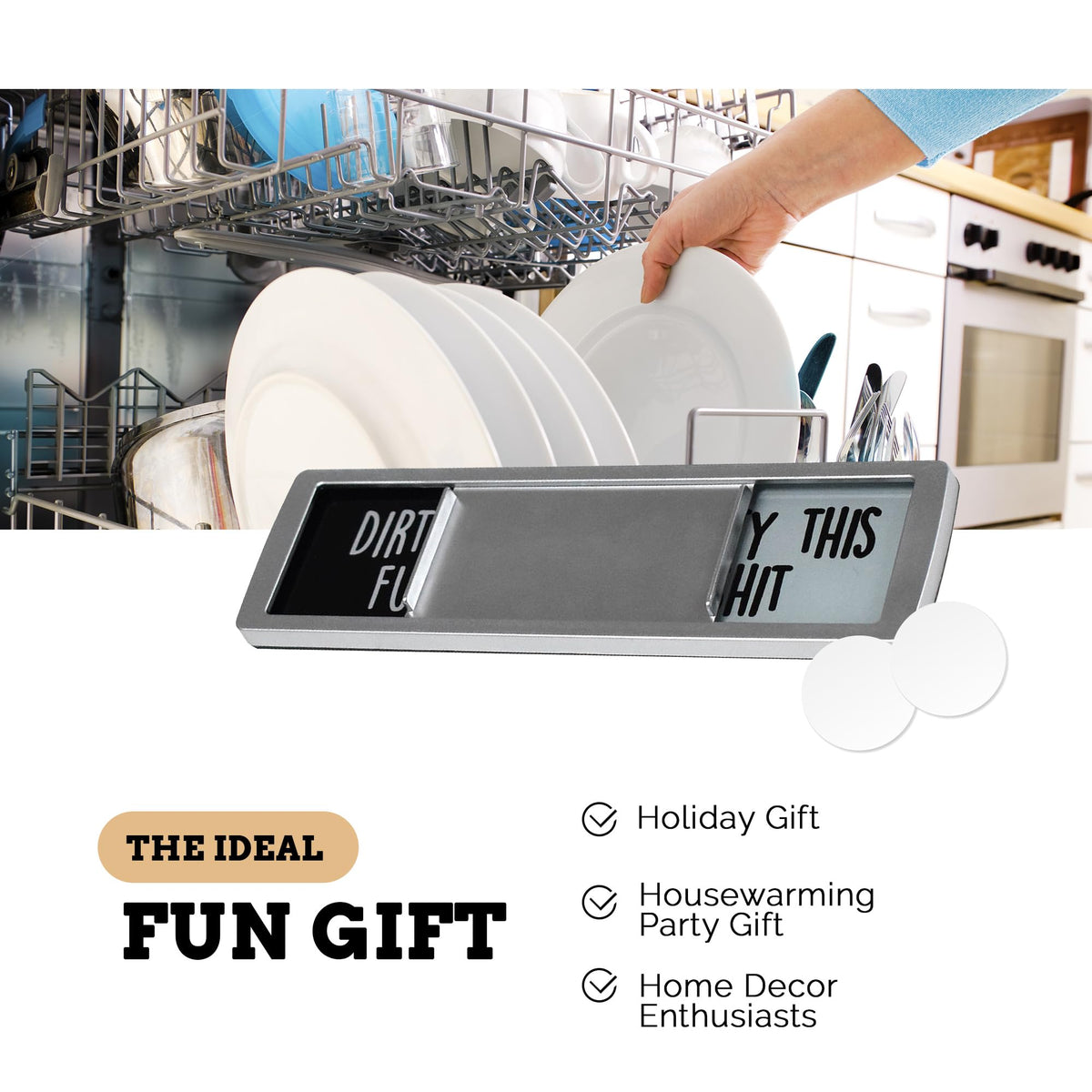Pretty Inappropriate magnet has a strong hold that stays in place during use.