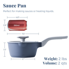 PRICUSIS ceramic nonstick coating visible, smooth release for effortless cooking.
