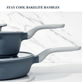 PRICUSIS high sides minimize evaporation while cooking small batches.