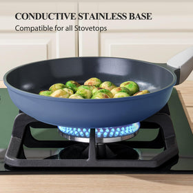 PRICUSIS versatile fry pan ideal for bacon, searing, and sautéing