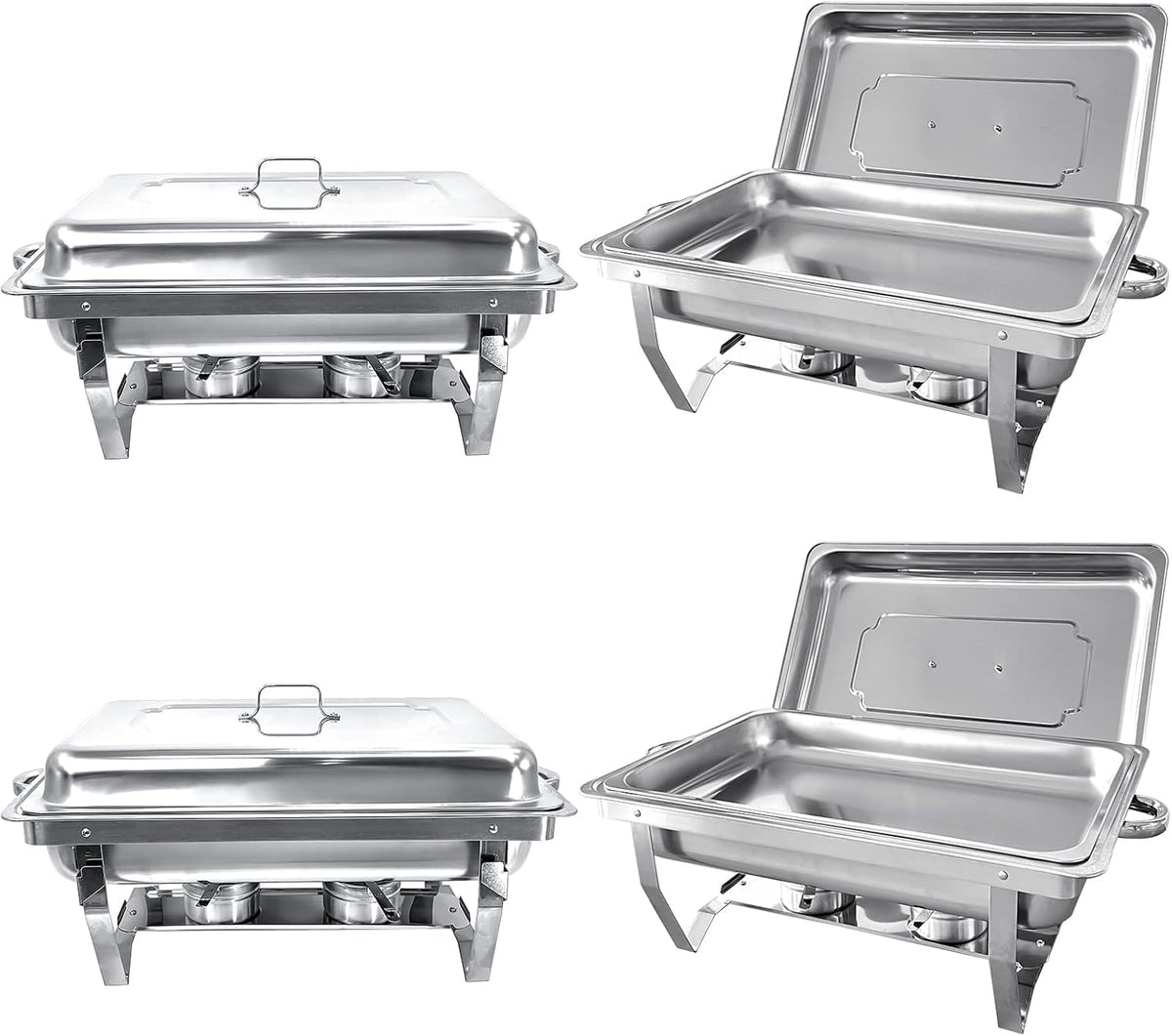 PRIJESSE complete chafers set ready for party service and presentation