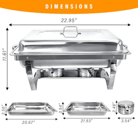 PRIJESSE reliable chafers for picnics and birthdays on the go