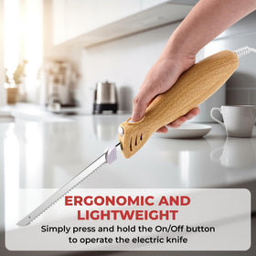 Prikoi Electric Knife motor with heat management for cooler operation.