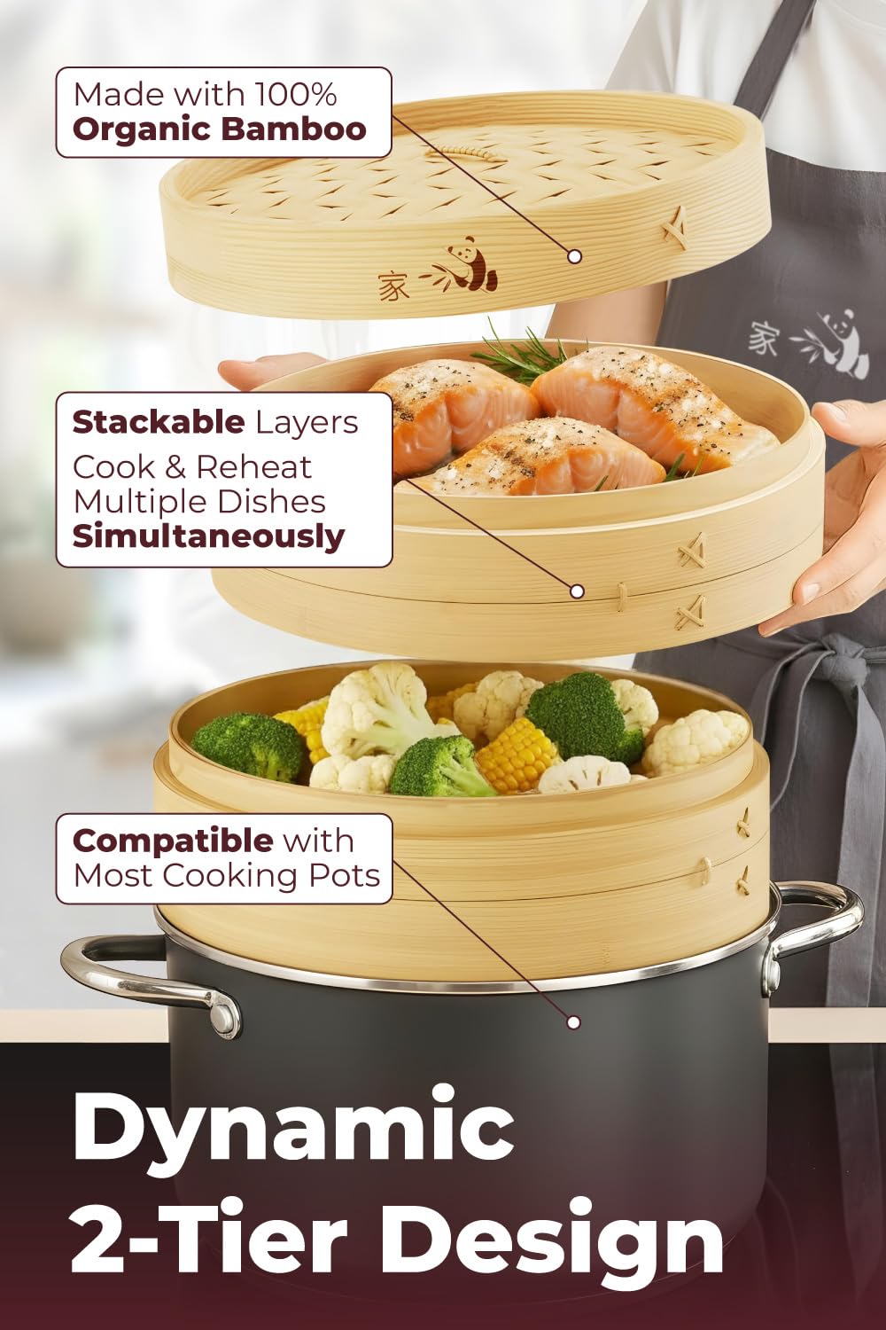 Prime Home Direct 50 liners included for easy cleanup.