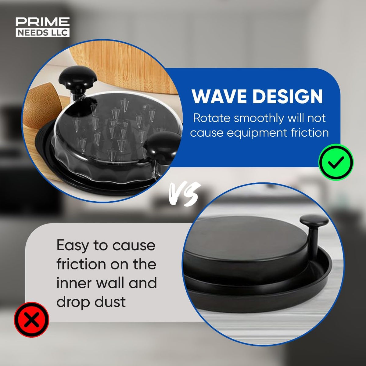 Prime Needs Chicken Shredder heat-resistant body handles hot meats safely.