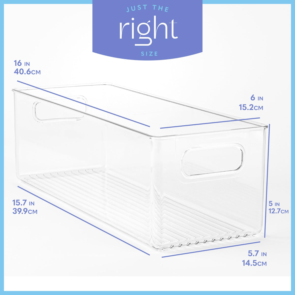 Primebox storage bin keeps snacks organized on a shelf