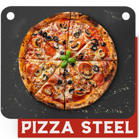 Primica Pizza Steel XL: even oven heat for crust perfection.