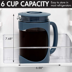 Primula Burke comfort grip handle provides easy, controlled pouring.