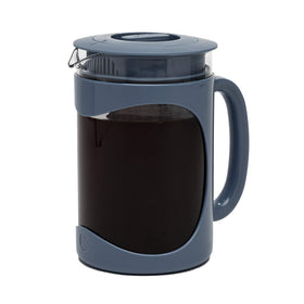 Primula Burke Deluxe cold brew maker with a durable glass carafe for smooth home-brewed coffee.