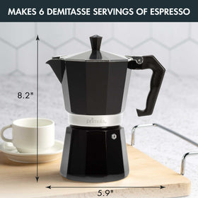 Primula Classic moka pot portable design suits camping and travel.