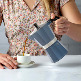 Primula portable coffee maker suitable for camping and all stove types.