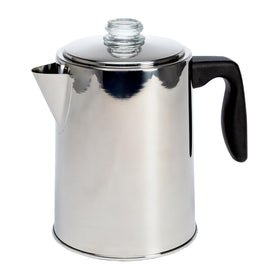 Primula Stovetop Coffee Percolator 8 cup brewing at home with rich aroma