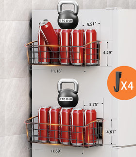 PrimZooty magnetic organizer fits multiple metal surfaces for versatile storage.