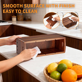 PrimZooty wall-mount or countertop versatility for flexible kitchen organization.