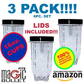 Princess Nori replacement cups for Magic Bullet, ideal for quick prep