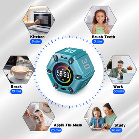 Printers Jack customizable time buttons simplify adjusting minutes and seconds.