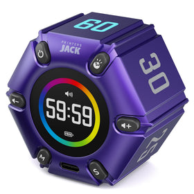 Printers Jack Productivity Cube Timer with visual Pomodoro focus boosts focused work