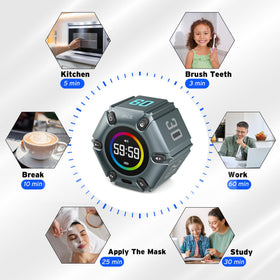 Printers Jack timer adjustable sound and brightness for any environment.