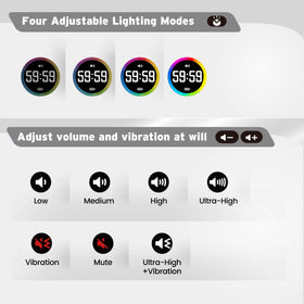 Printers Jack timer showing custom time control for flexible sessions.
