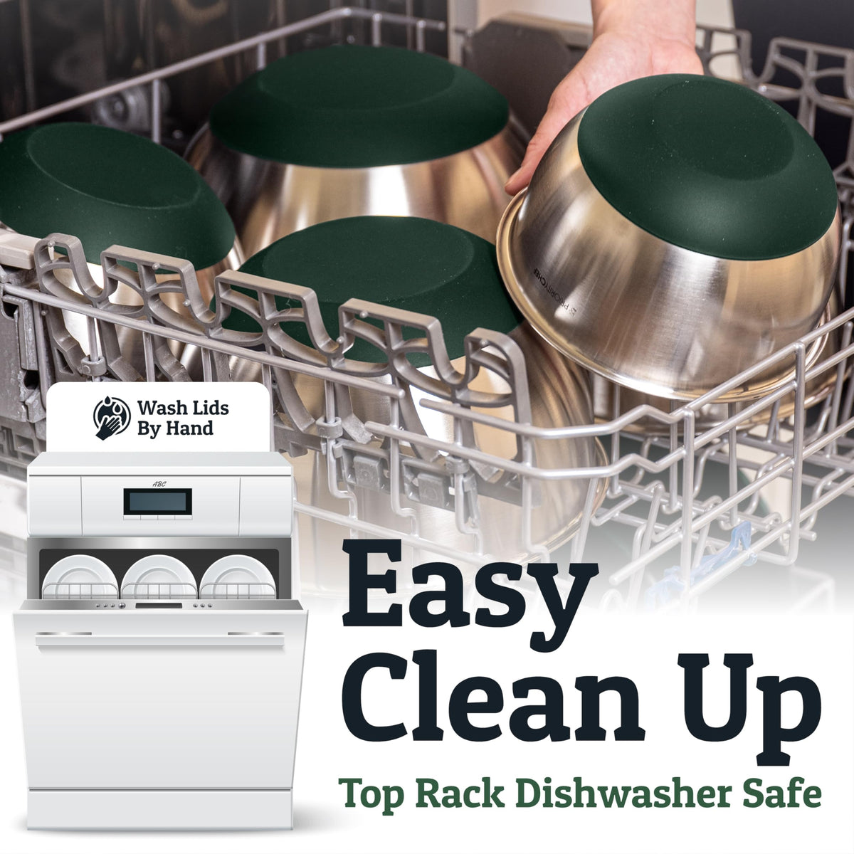 Priority Chef airtight BPA-free lids keep ingredients fresh and sealed.