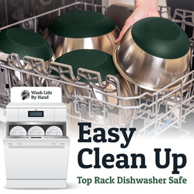 Priority Chef airtight BPA-free lids keep ingredients fresh and sealed.