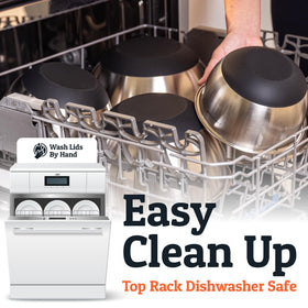 Priority Chef BPA-free lids preserve freshness.
