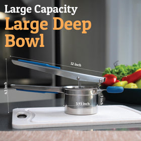 PriorityChef baby-food ready ricer helps create smooth textures for little eaters.