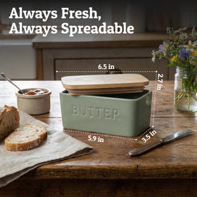 Priority Chef bamboo lid tight seal close-up highlighting airtight seal