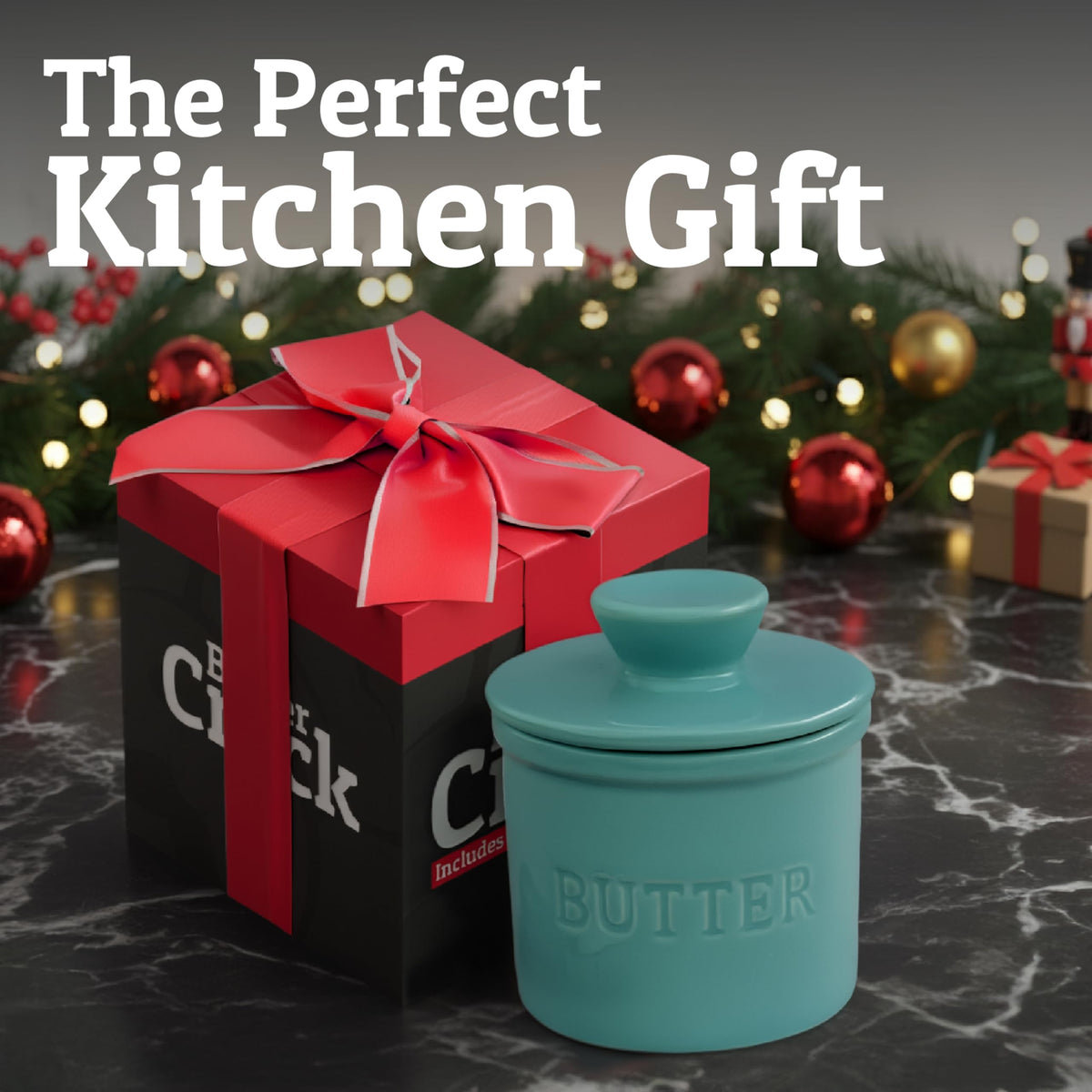 Priority Chef butter crock cleans easily and resists chipping.