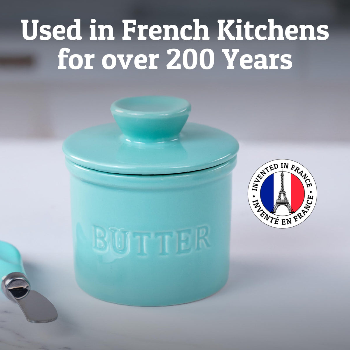 Priority Chef butter crock arrives gift-ready in a premium box.