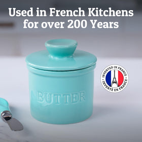 Priority Chef butter crock arrives gift-ready in a premium box.