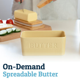 Priority Chef butter dish versatile storage for spices or snacks.