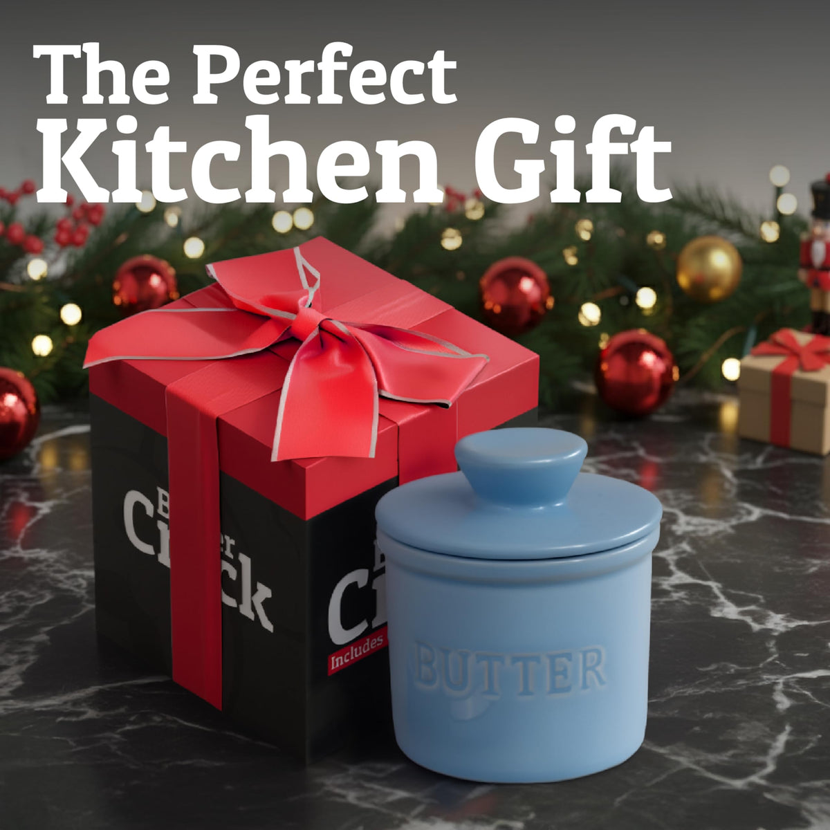 Priority Chef butter storage on counter for ready use