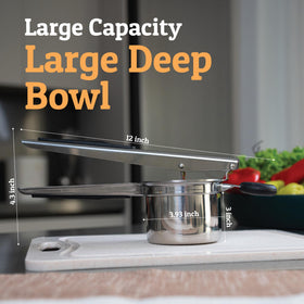 PriorityChef dishwasher-safe ricer clean after making mashed potatoes