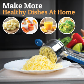 PriorityChef easy-clean nonstick surface prevents sticking for quick rinsing.