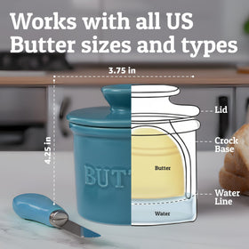 Priority Chef gift box ships with instructions for gifting the butter crock.