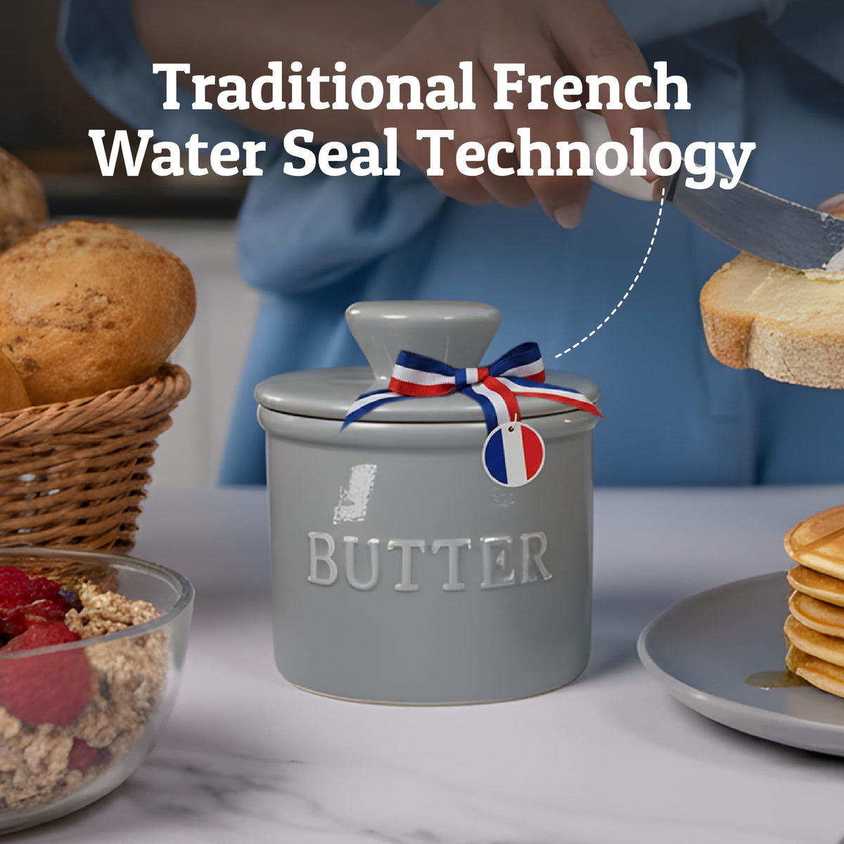 Priority Chef gift-pack butter dish offers a thoughtful kitchen present