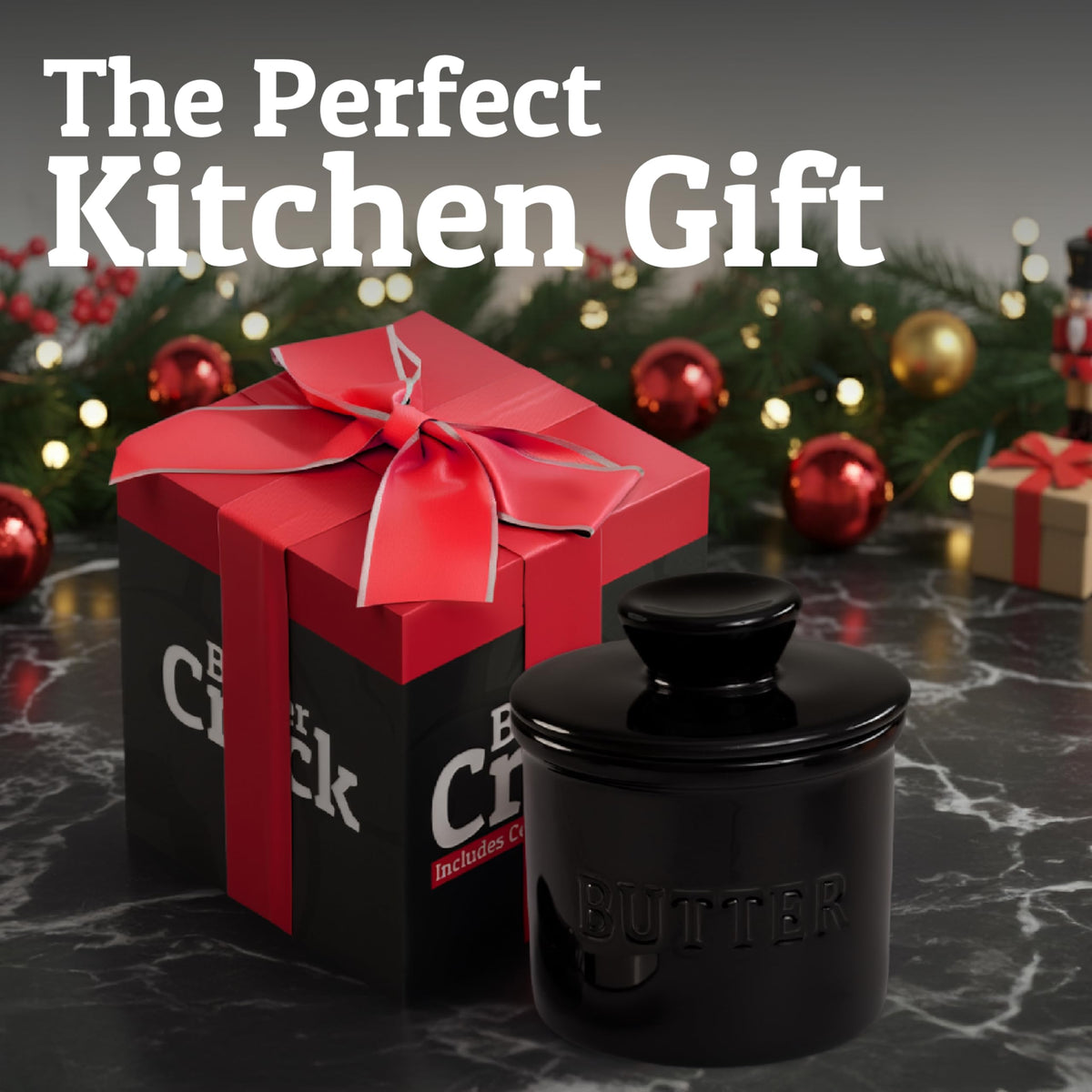 Priority Chef countertop butter keeper complements any kitchen while staying easy to clean.