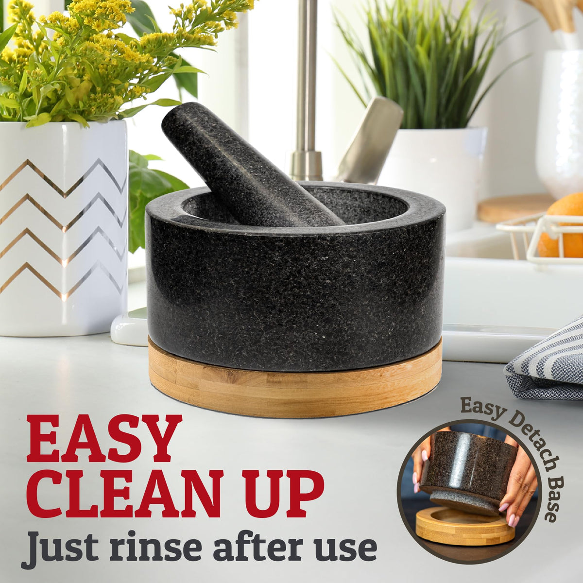 PriorityChef guacamole-ready mortar for quick, chunky dips